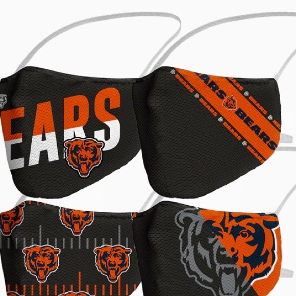 NFL Chicago Bears Face Masks